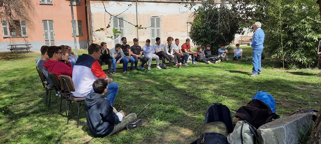 Gli alunni dell'Istituto Tecnico Agrario di Mondovì